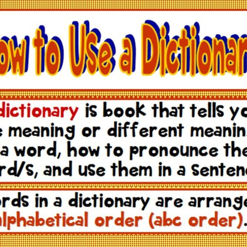 How to Use a Dictionary PowerPoint Grades 2-5's featured image