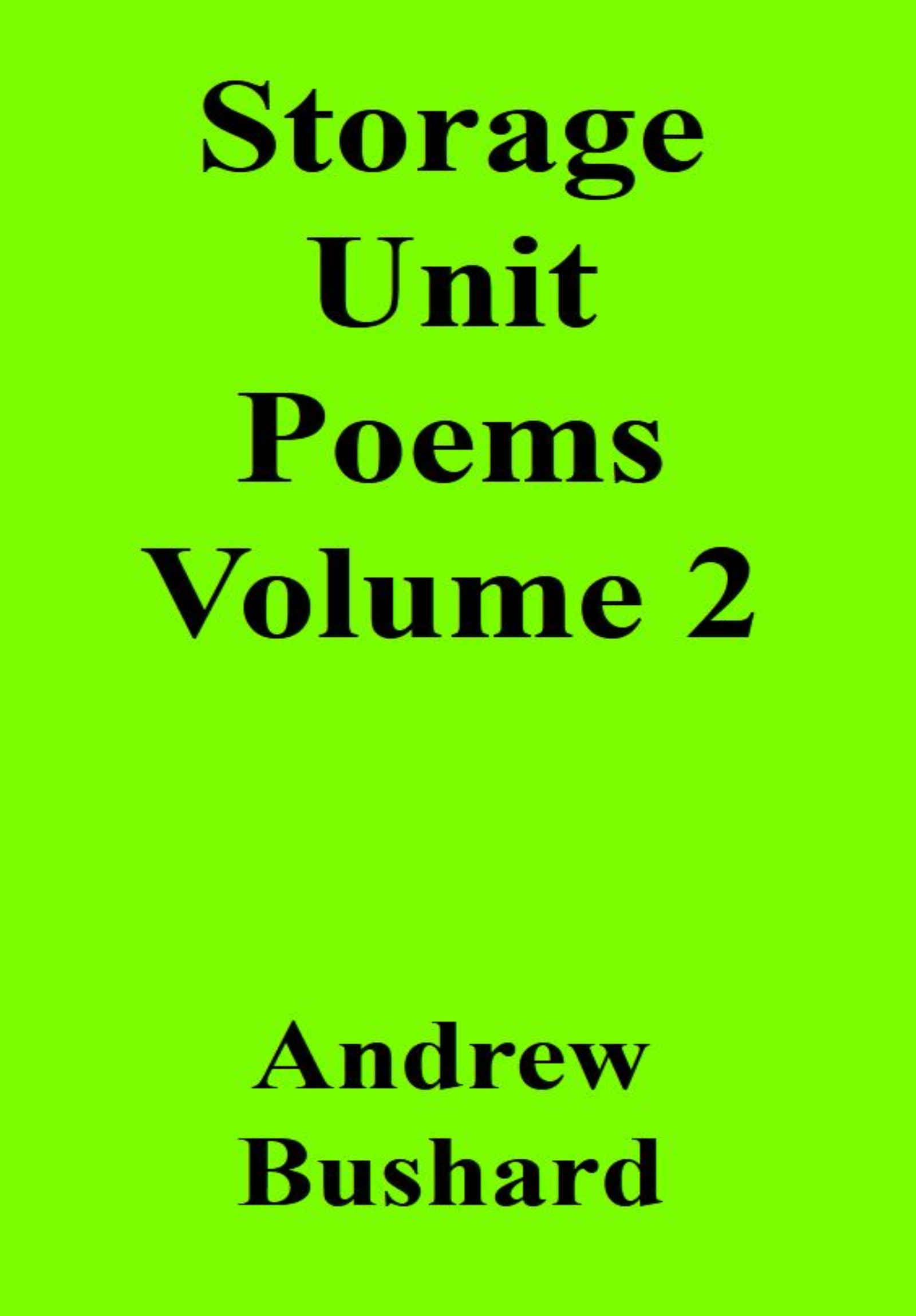 Storage Unit Poems Volume 2 Audiobook