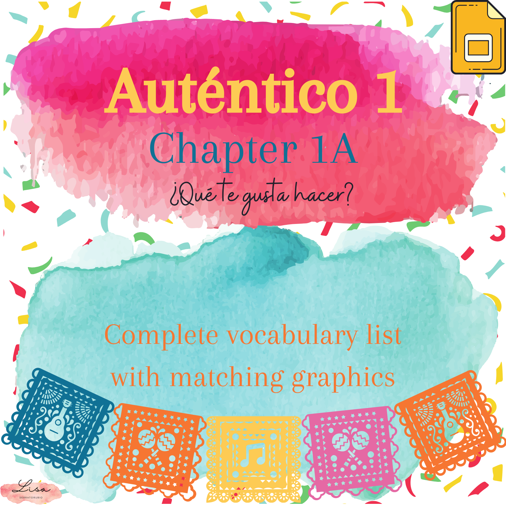 Auténtico 1 Chapter 1A Vocabulary slides