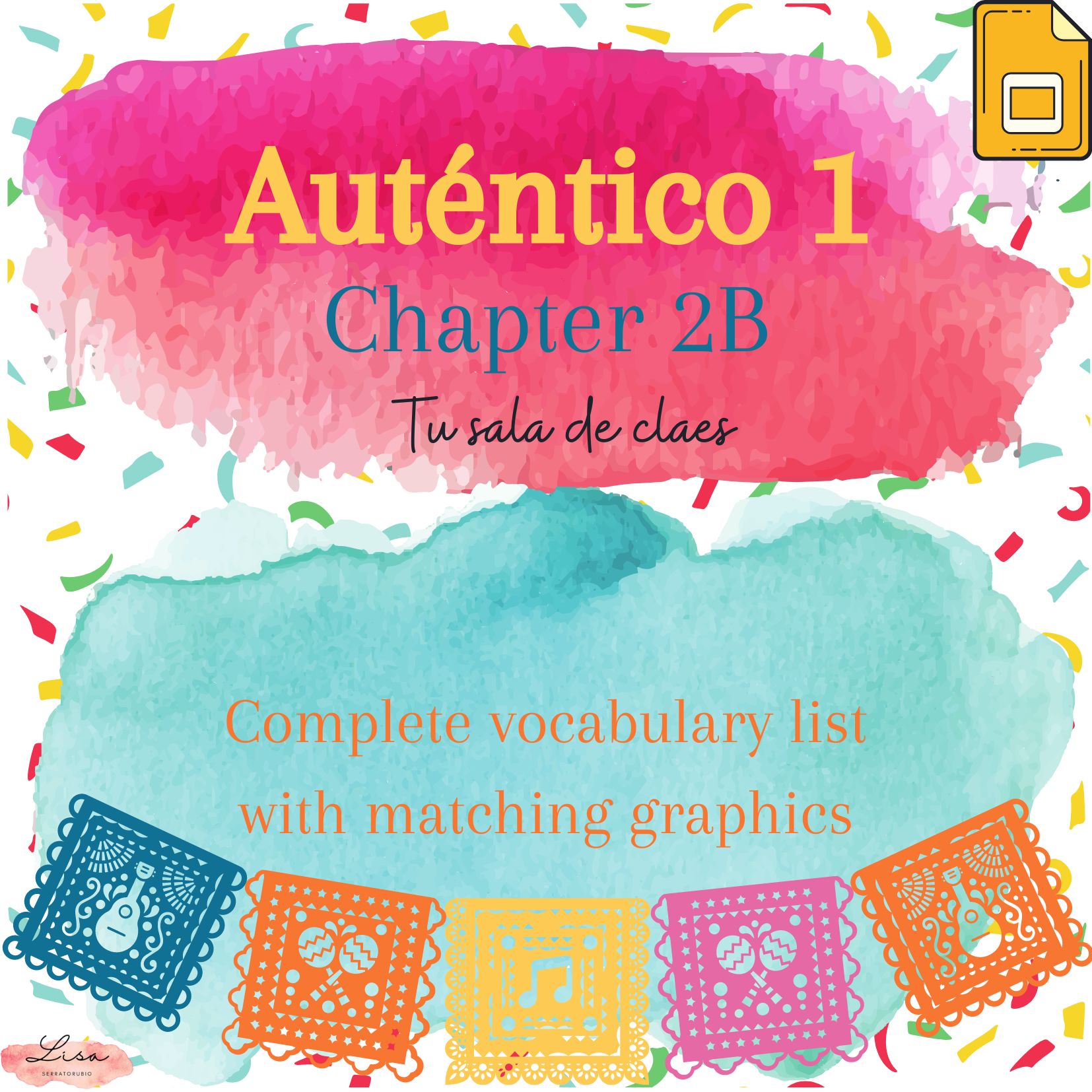 Auténtico 1 Chapter 2B Vocabulary Slide Show