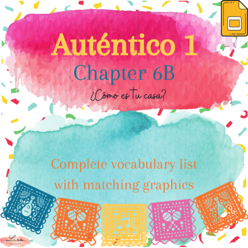 Auténtico 1 Chapter 6B Vocabulary Slide Show's featured image
