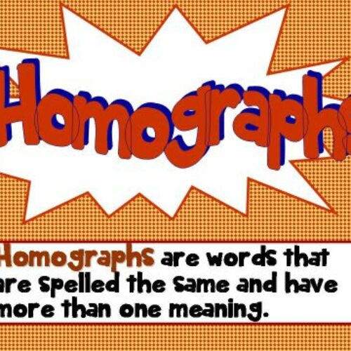 All About Homographs PowerPoint Grades 2-5's featured image