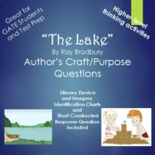 The Lake by Ray Bradbury Author's Purpose Questions and Activities's featured image