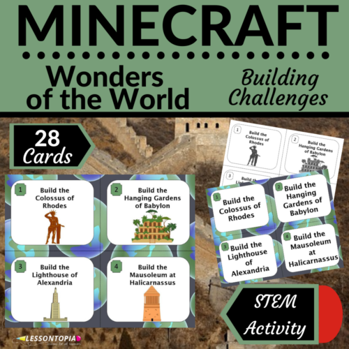 Minecraft Challenges | Wonders of the World | STEM Activities