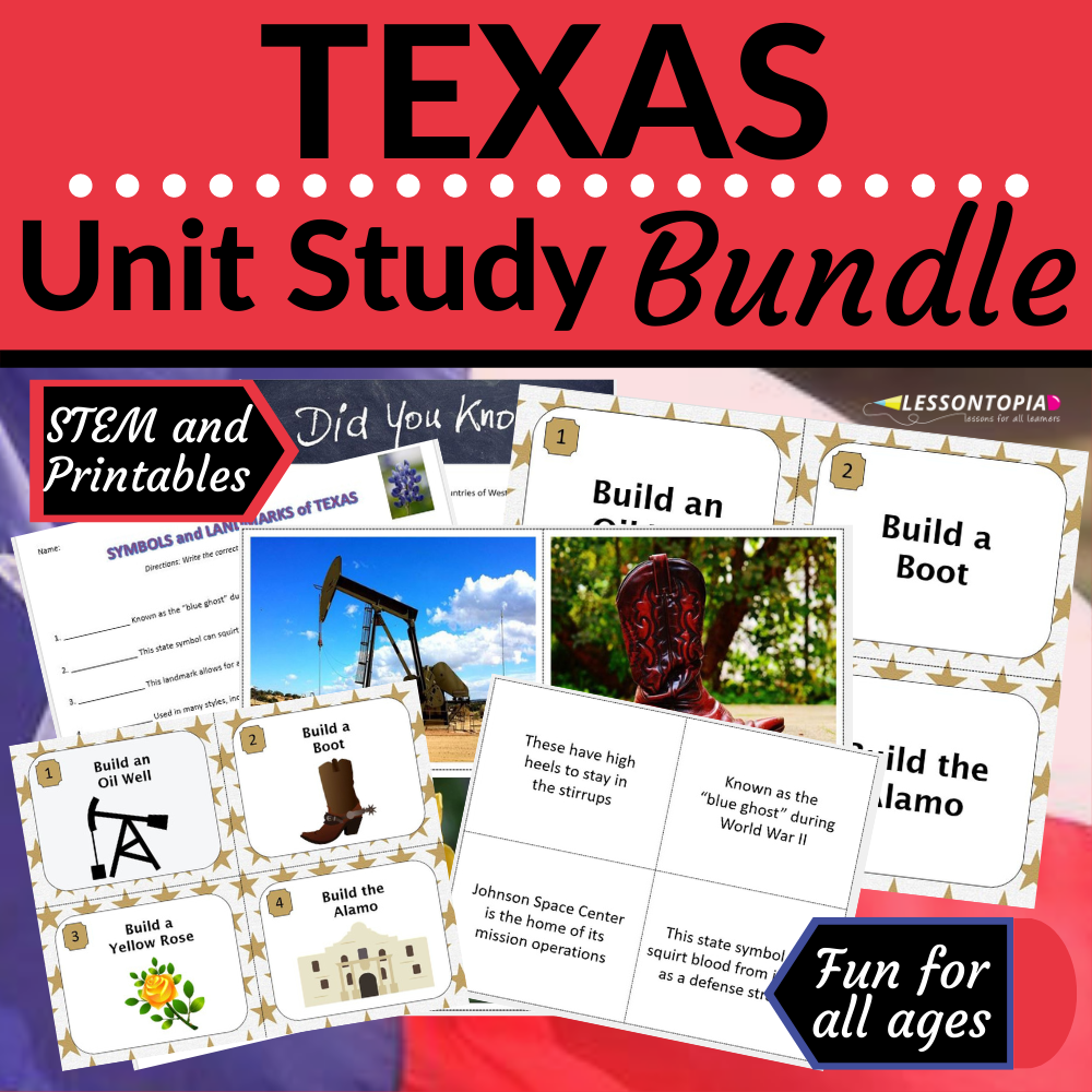 Texas | Unit Studies | Bundle