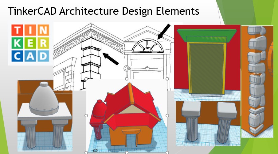 TinkerCAD Architecture Elements