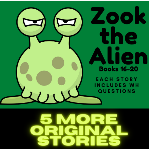 5 more original short Stories, Zook the Alien books 16-20 Includes WH questions's featured image
