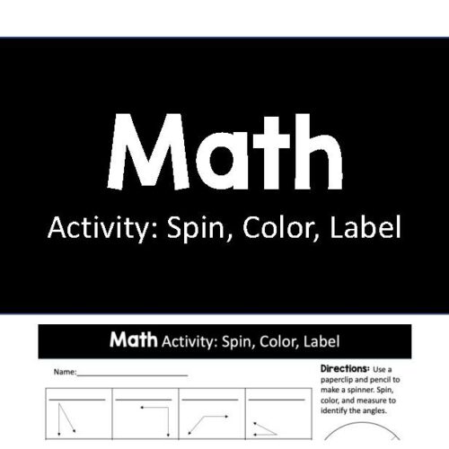 Math Activity: Spin, Color, Label Angles (with Answer Key)'s featured image