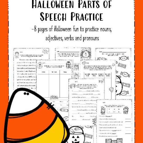 Halloween Parts of Speech Practice's featured image