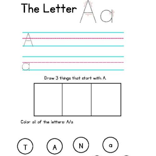 [Free] Handwriting Letter A Worksheet's featured image