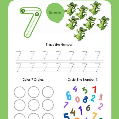 Number Tracing: Number 7's featured image