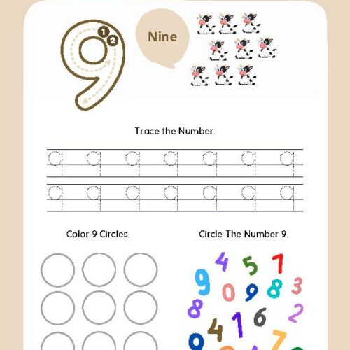 Number Tracing: Number 9's featured image
