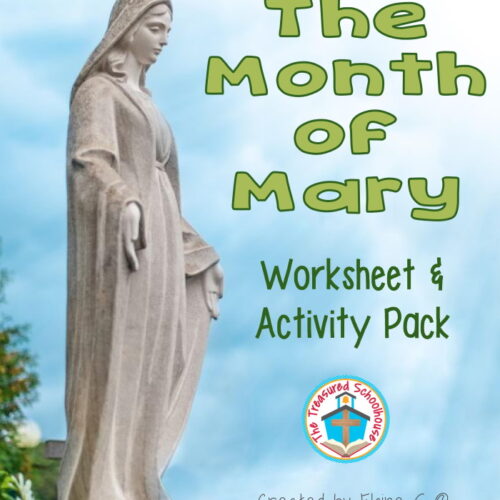 May, the Month of Mary Worksheet and Activity Pack's featured image