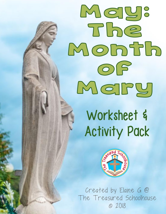 May, the Month of Mary Worksheet and Activity Pack's featured image