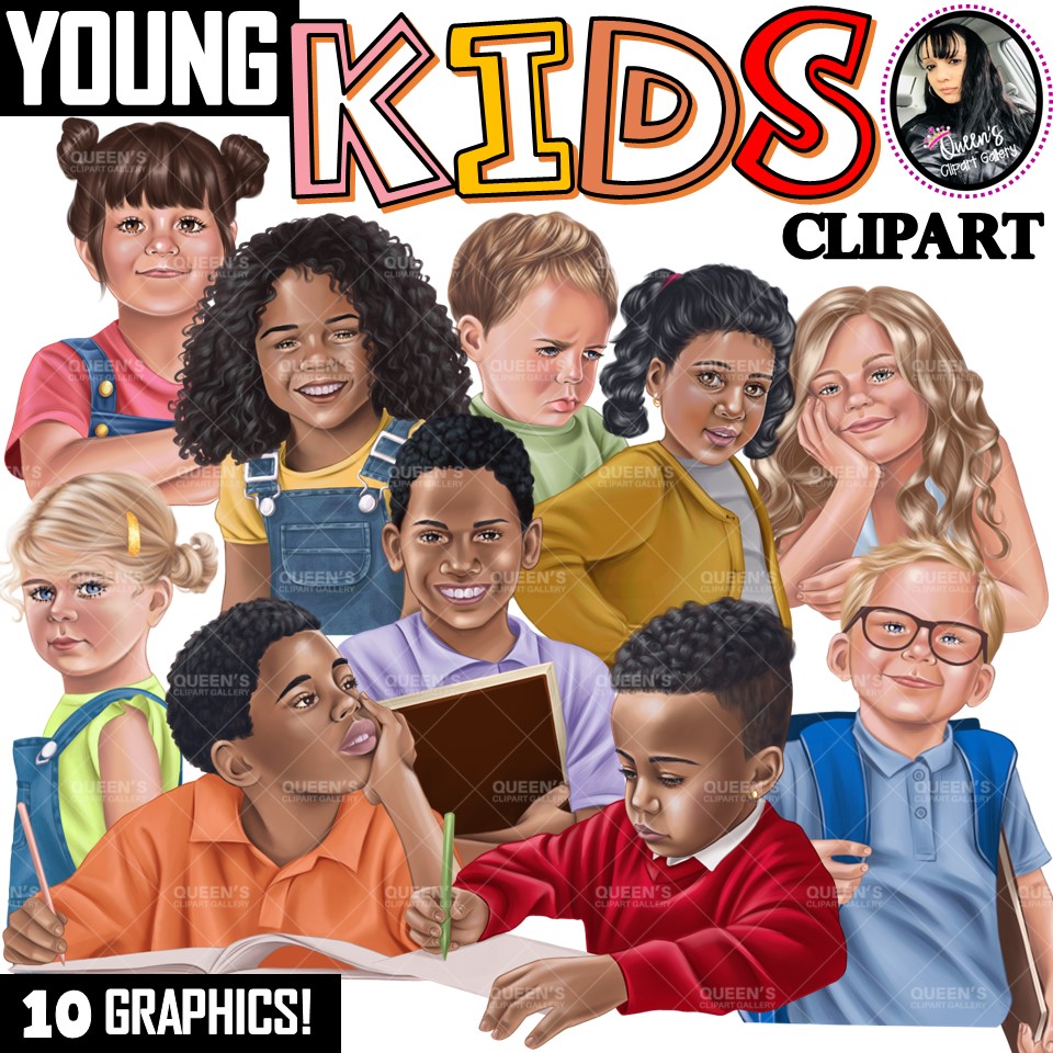 Young KIDS Clipart
