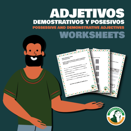 Spanish Possessive/Demonstrativa Adjectives Worksheets (Adjetivos P y D)'s featured image
