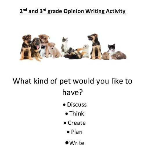 2nd and 3rd Grade Opinion Writing's featured image