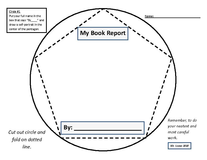 Dodecahedron Fiction Book Report Project (English)