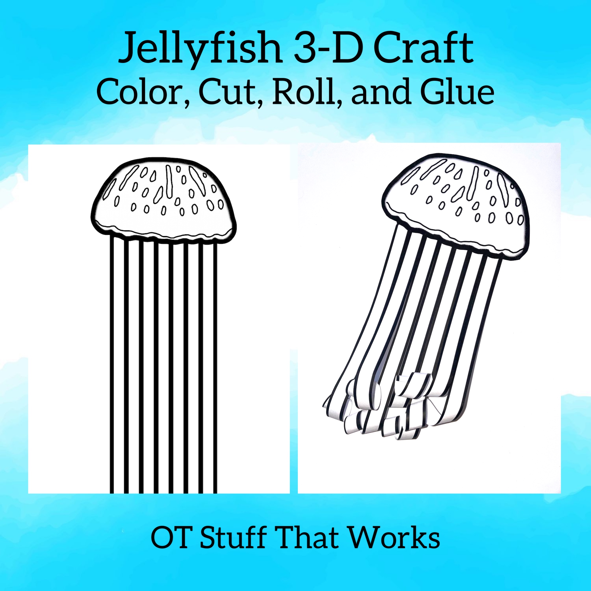 Jellyfish 3-D Craft