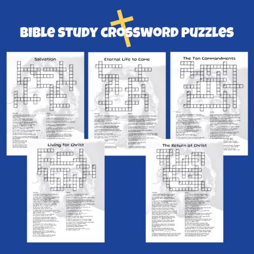 Bible Study Crossword Puzzles (set 1)'s featured image