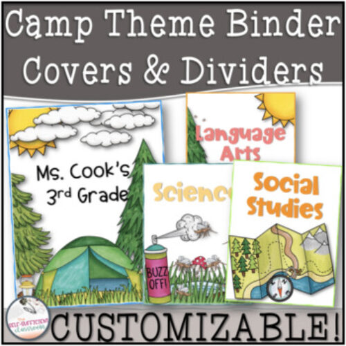 Camp Theme Binder Covers & Dividers's featured image