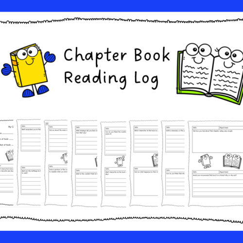 Chapter Book Reading Log with Questions's featured image