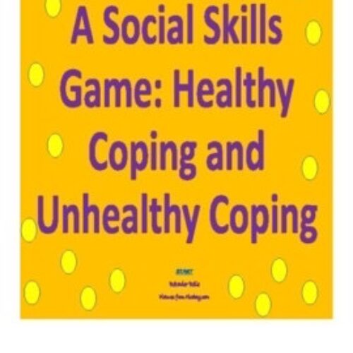 Social Skills: Healthy and Unhealthy Coping Skills (Worksheet)'s featured image