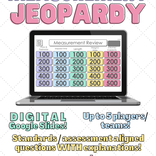 DIGITAL DISTANCE LEARNING Measurement Review Game - Jeopardy Style!'s featured image