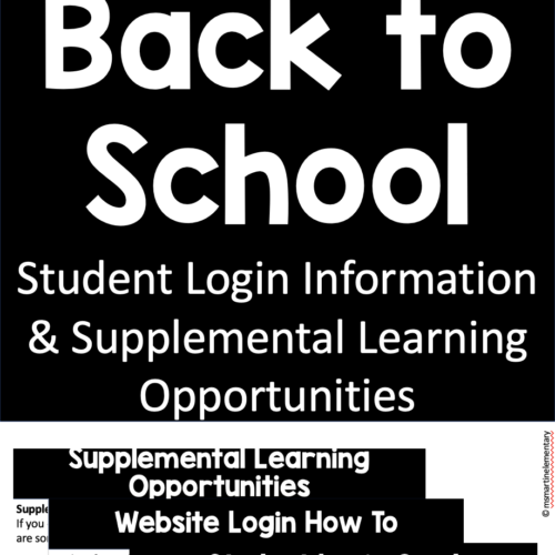 Back to School: Student Website Information's featured image