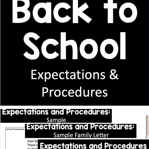 Back to School:Routines and Expectations *Editable*'s featured image