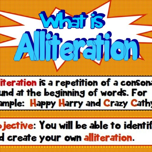 What is Alliteration? PPT Common Core Grades 3-5's featured image