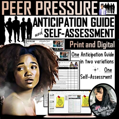 Peer Pressure Anticipation Guide and Self-Assessment (Print and Digital)'s featured image
