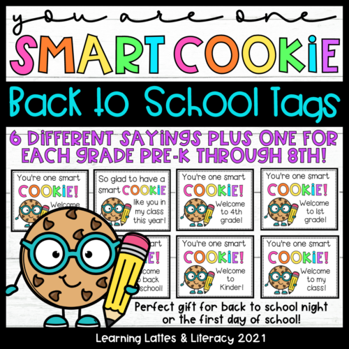 One Smart Cookie Back to School Gift Tags Meet the Teacher Night Gift Tags for Grades PreK-8's featured image