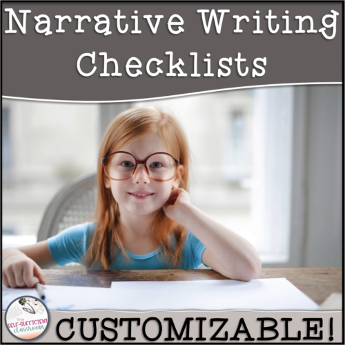 3rd Grade Strong Writer's Narrative Writing Checklist