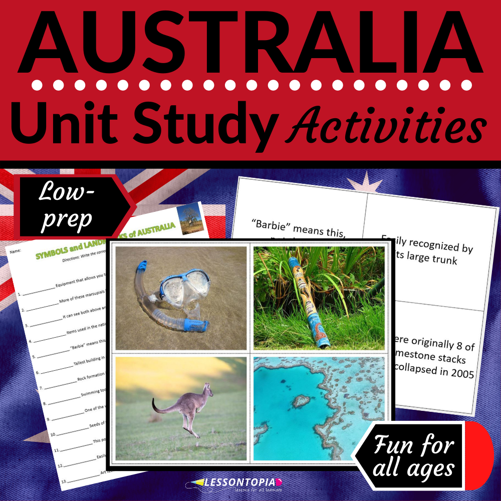 Australia | Unit Studies | Activities