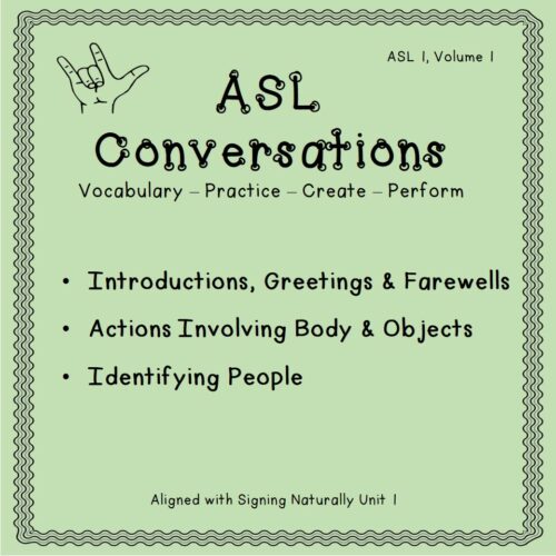 ASL Conversations: Introducing Oneself (ASL 1, Volume 1)'s featured image