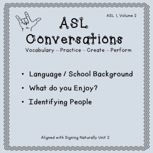ASL Conversations: Exchanging Personal Information (ASL 1, Volume 2)'s featured image