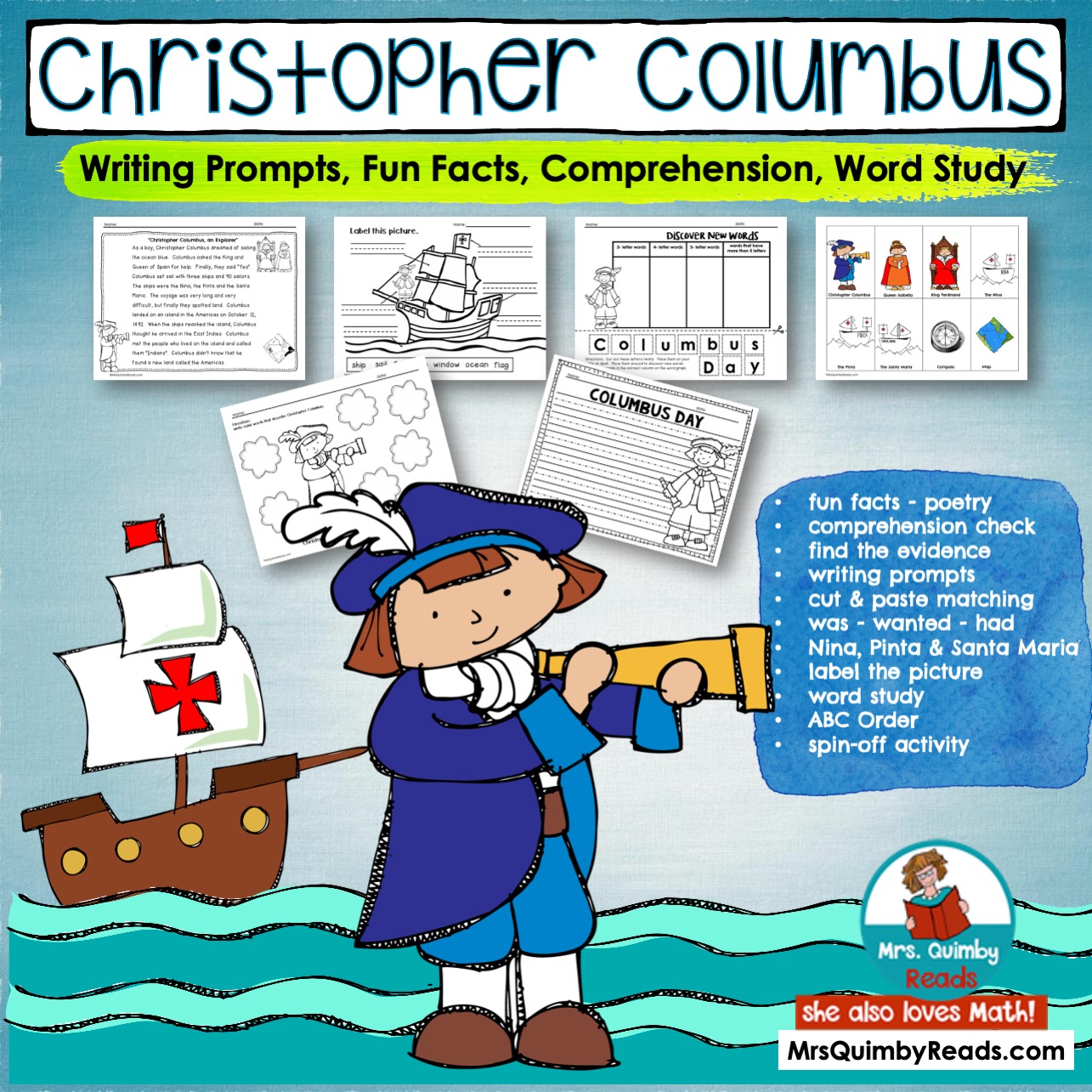 Christopher Columbus | Social Studies | American History | Writing Prompts