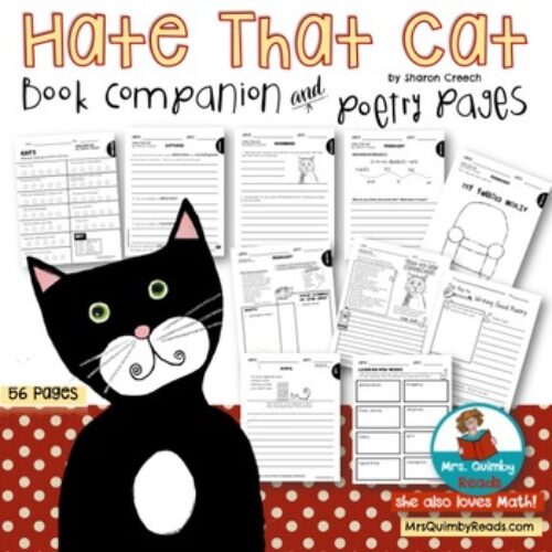 Hate That Cat | Book Companion | Children's Literature | Poetry | Reading