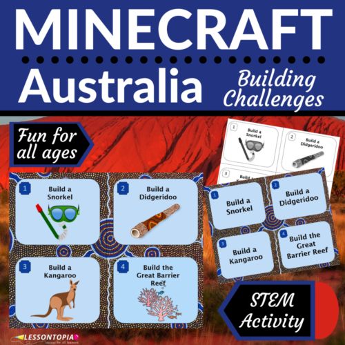 Minecraft Challenges | Australia | STEM Activities's featured image