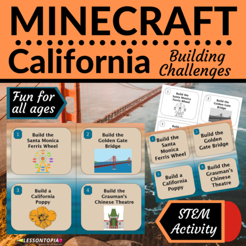 Minecraft Challenges | California | STEM Activities's featured image
