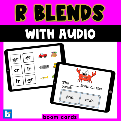 R Blends - Consonant Blends - Beginning Blends Boom Cards's featured image