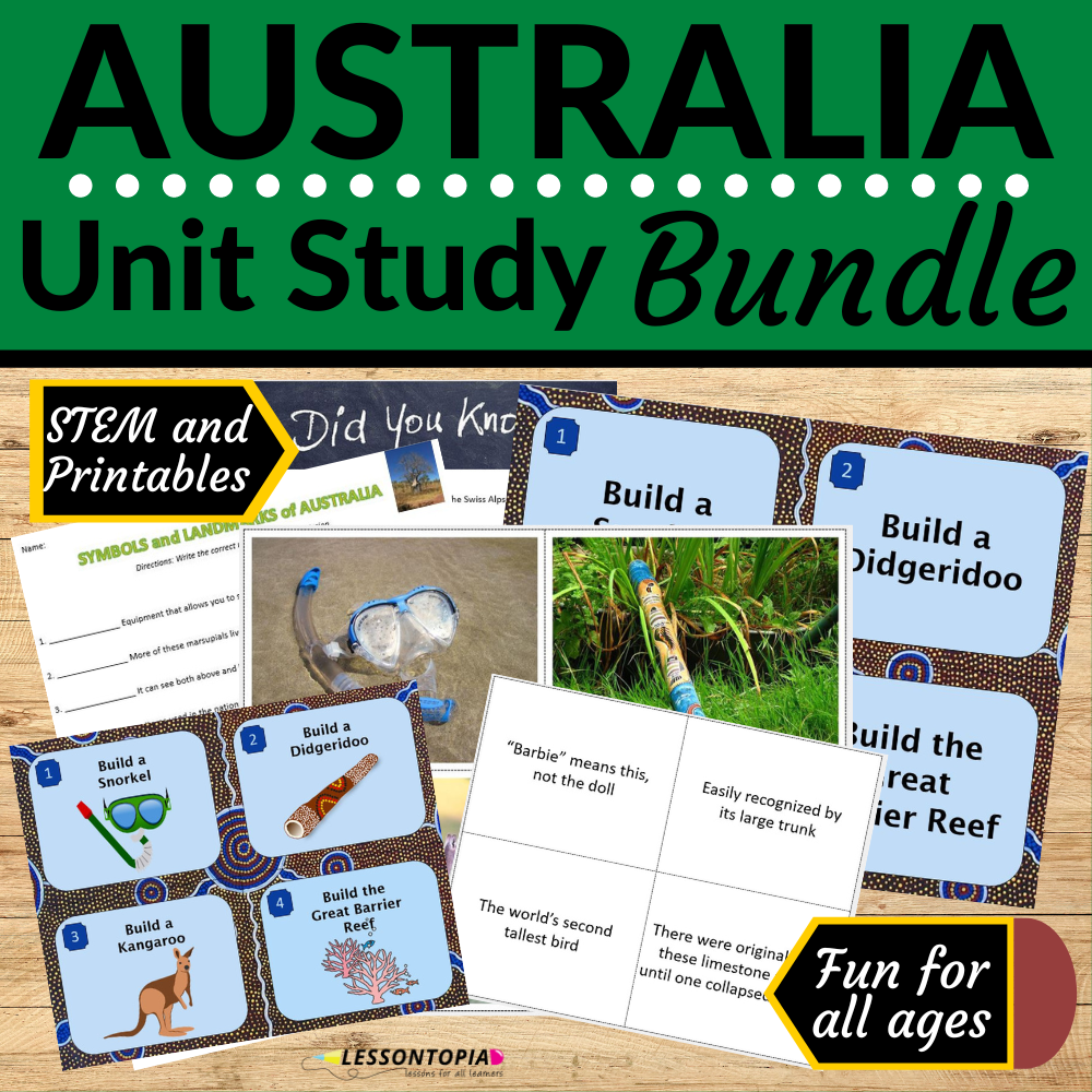 Australia | Unit Studies | Bundle
