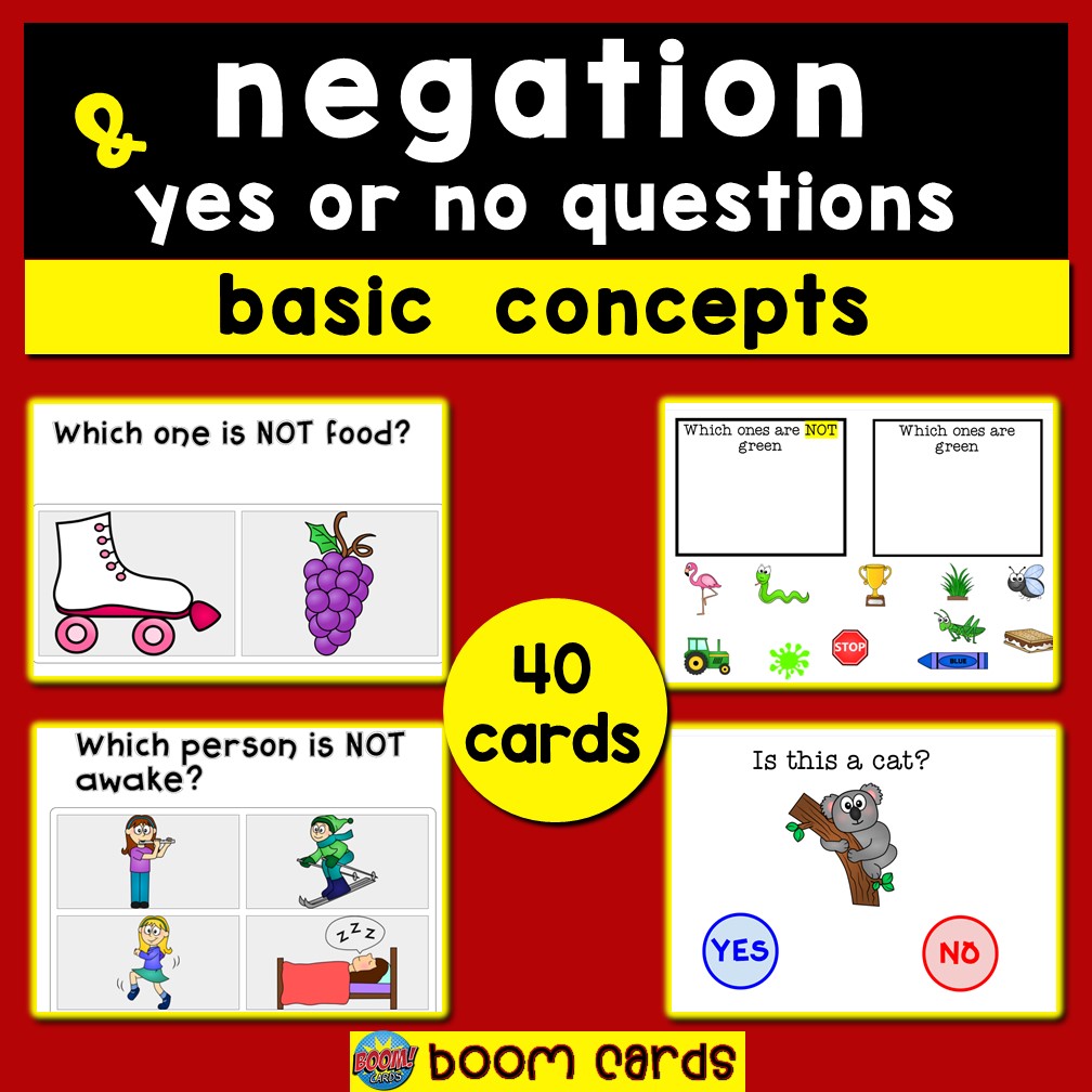 Yes and No questions for Speech therapy sessions