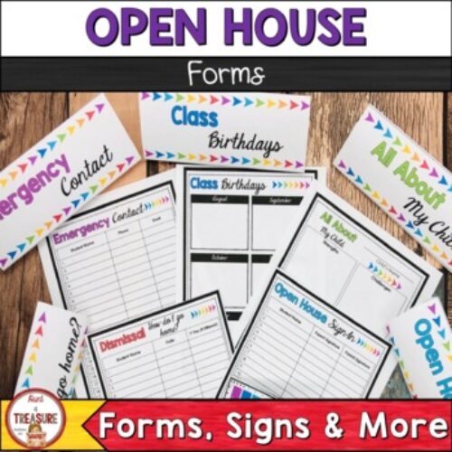 Open House Forms for Back to School's featured image