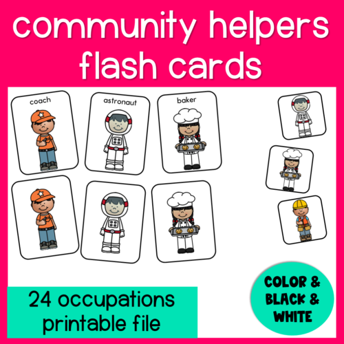 Community Helpers Flash Cards's featured image