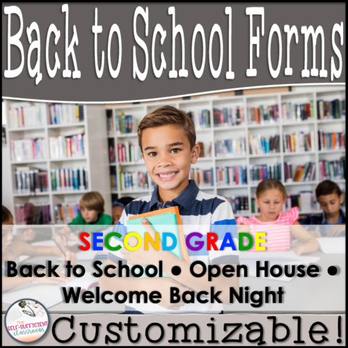 2nd Grade Back to School Forms's featured image