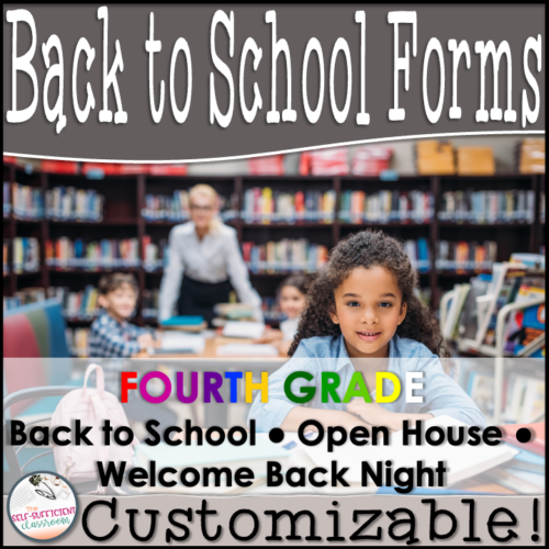 4th Grade Back to School Forms's featured image