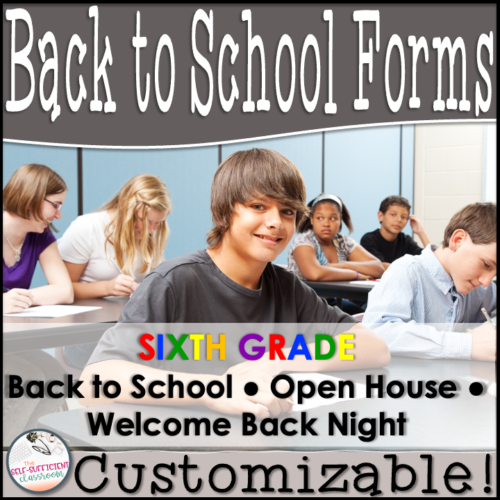 6th Grade Back to School Forms's featured image