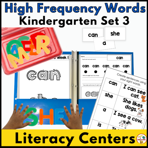 Benchmark Advance High Frequency Word Activities | Kindergarten Unit 3's featured image